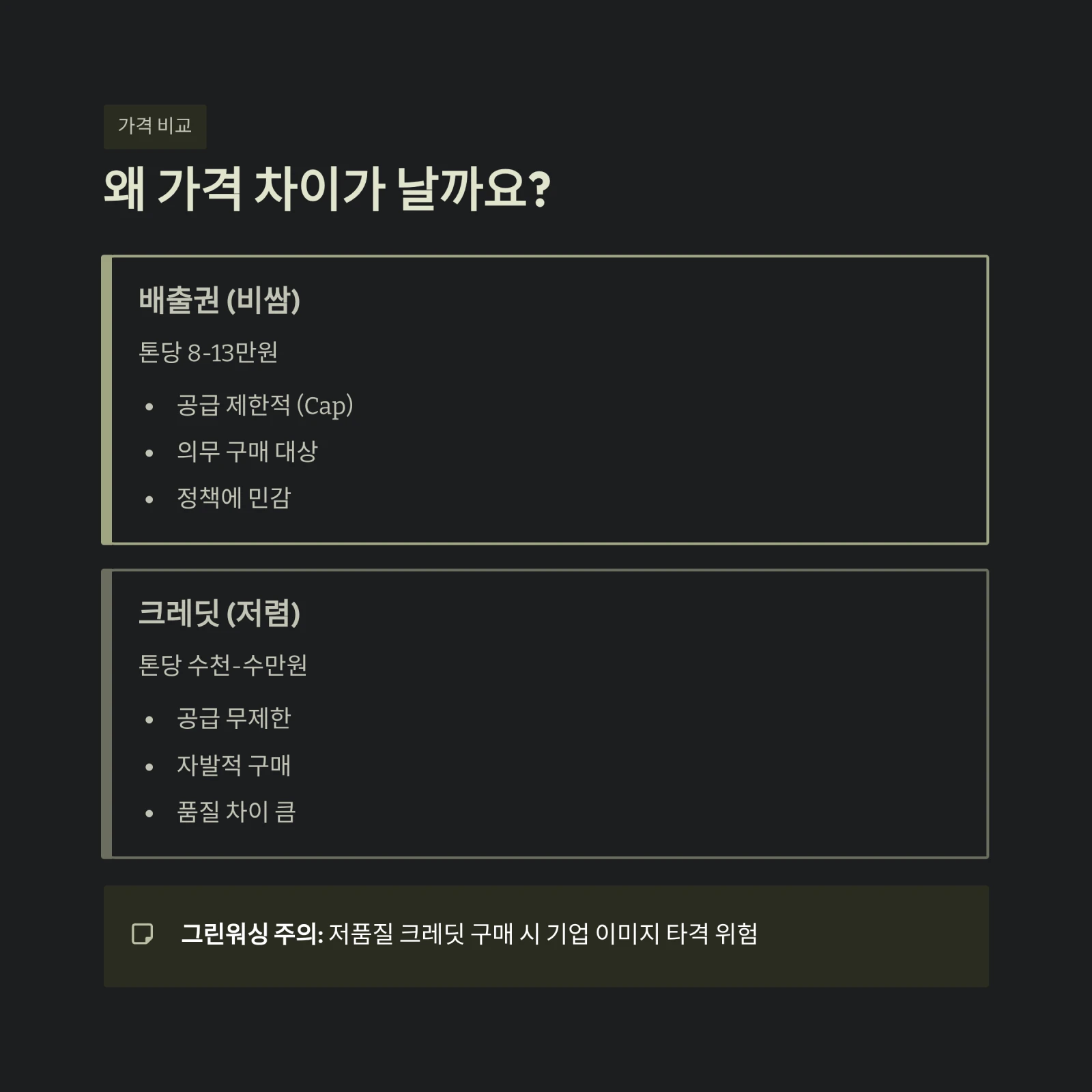 왜 가격 차이가 날까요?