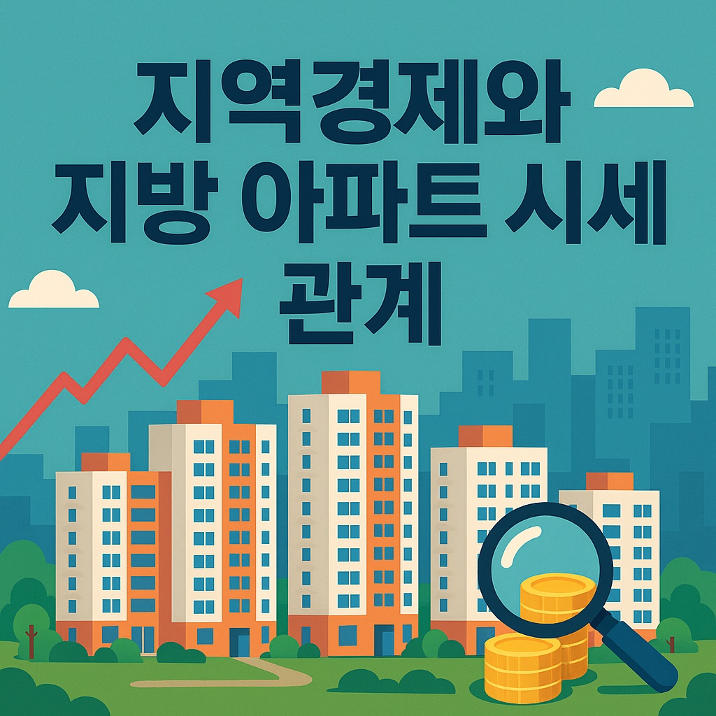 지역경제와 지방 아파트 시세 관계