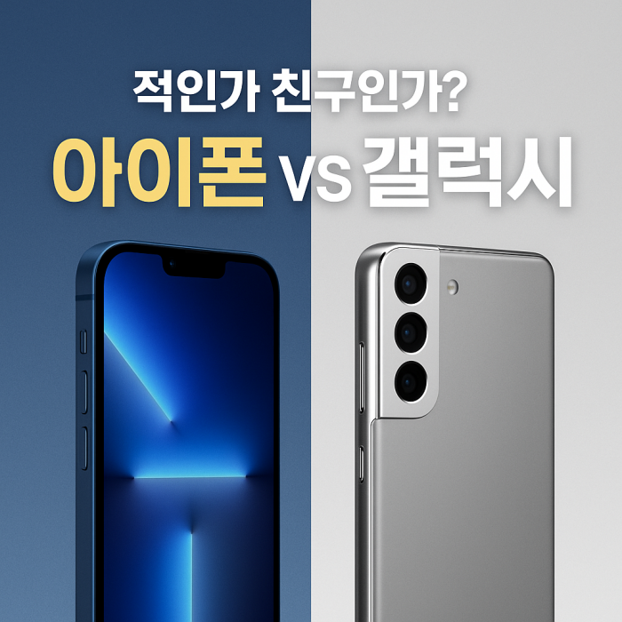 아이폰과 갤럭시, 적인가 친구인가? 지금은 얼마나 닮아 있을까
