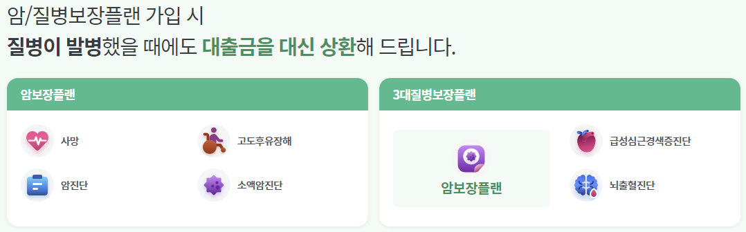 대출안심-보장보험-보장내용