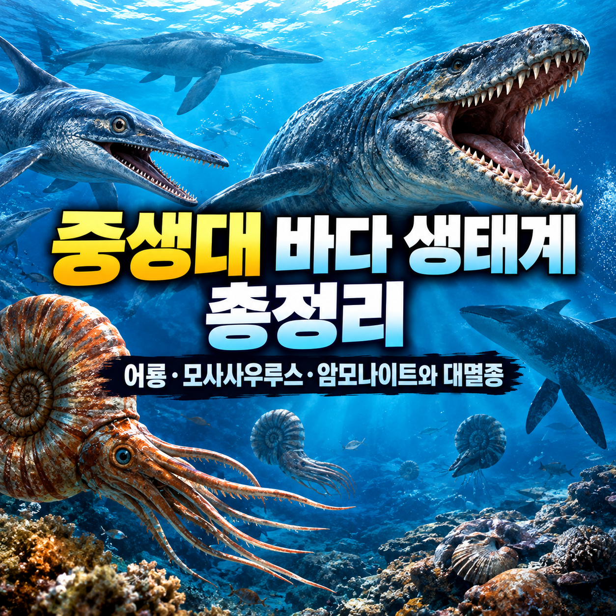 중생대 바다 생태계