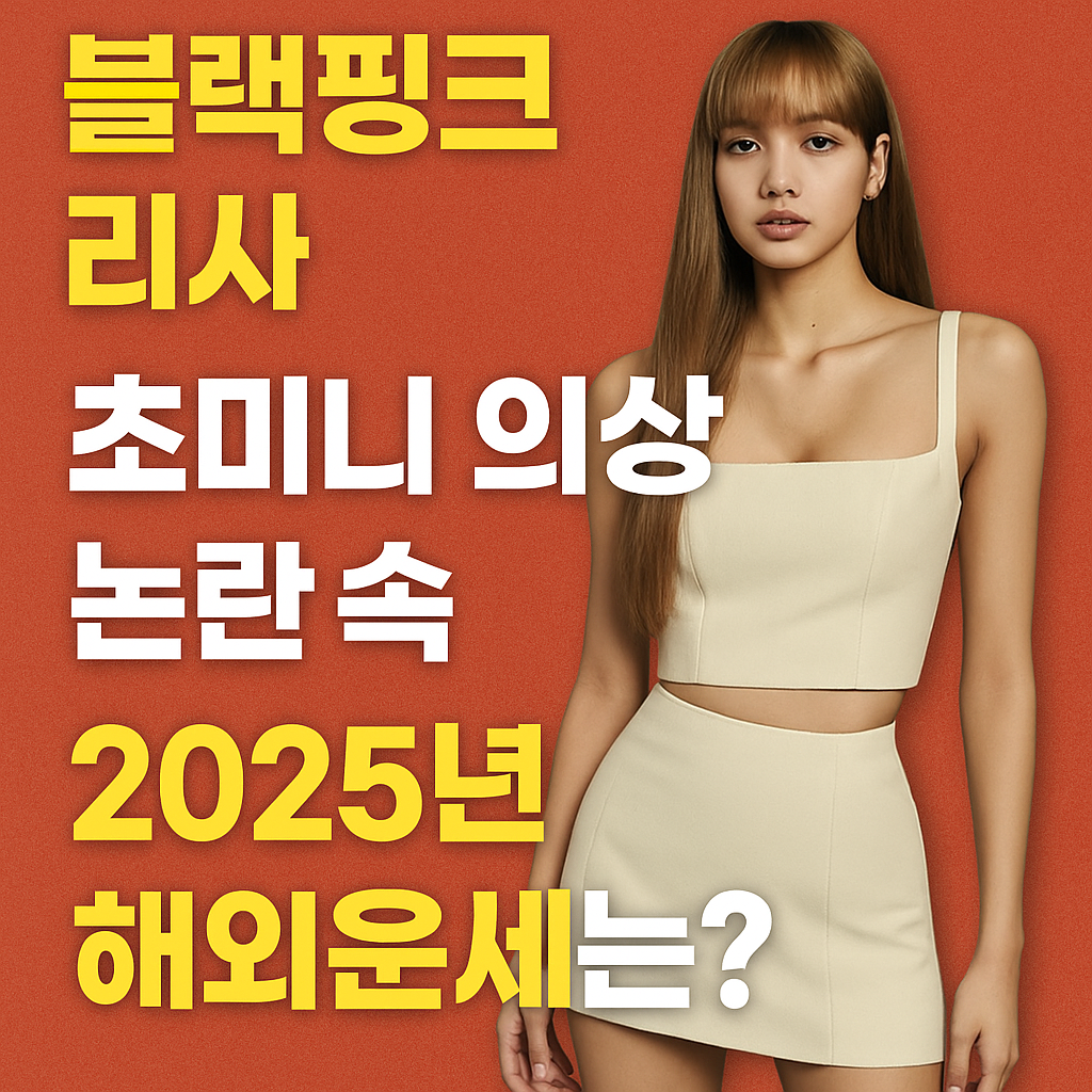 블랙핑크 리사, 초미니 의상 논란 속 2025년 해외운세는?