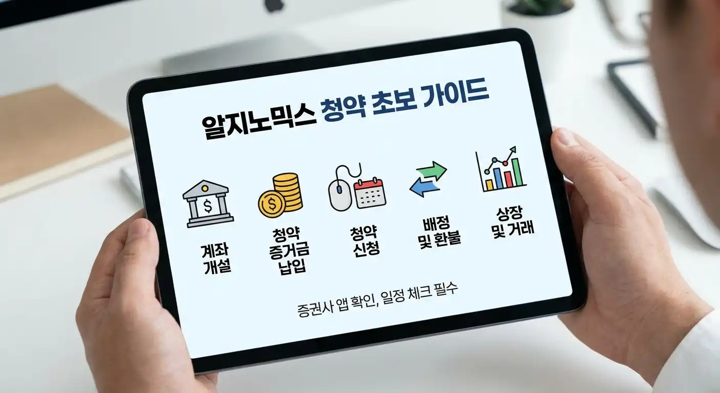 알지노믹스 청약방법