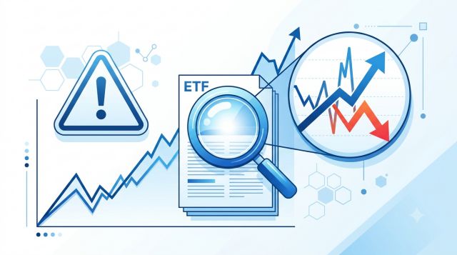 단일종목 레버리지 ETF 투자 위험과 장기투자 시 발생할 수 있는 음의 복리 효과를 설명하는 인포그래픽