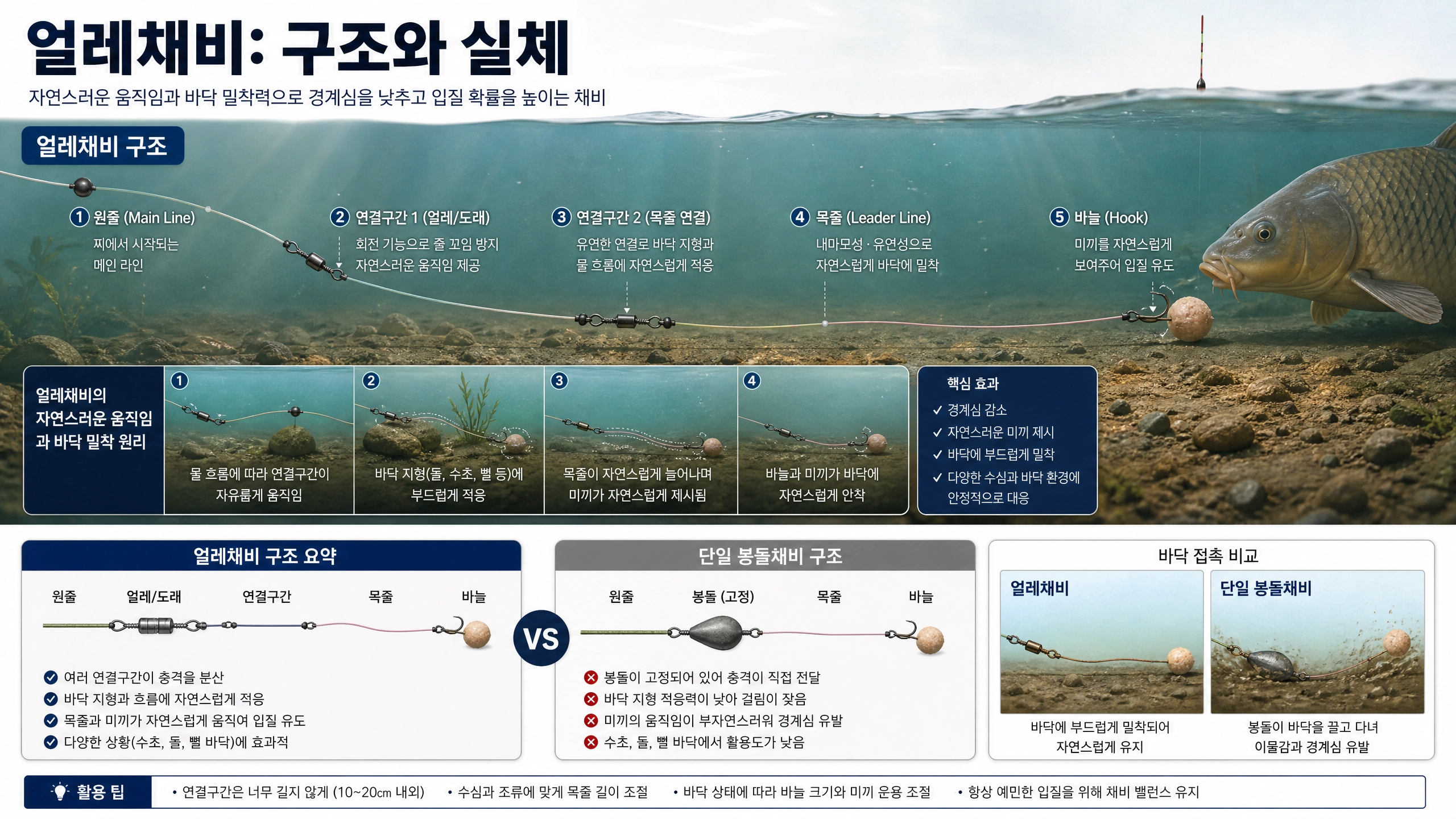 얼래채비 구조와 실체