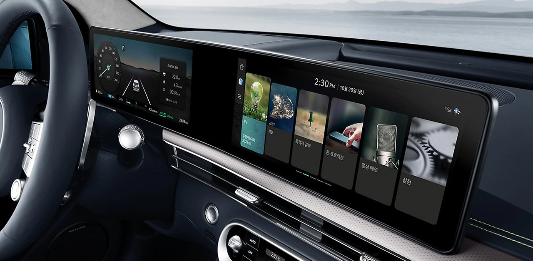 제네시스 GV60 내부디자인