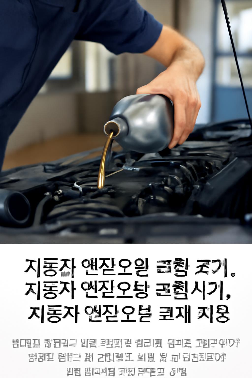 자동차 엔진오일 교환가격
