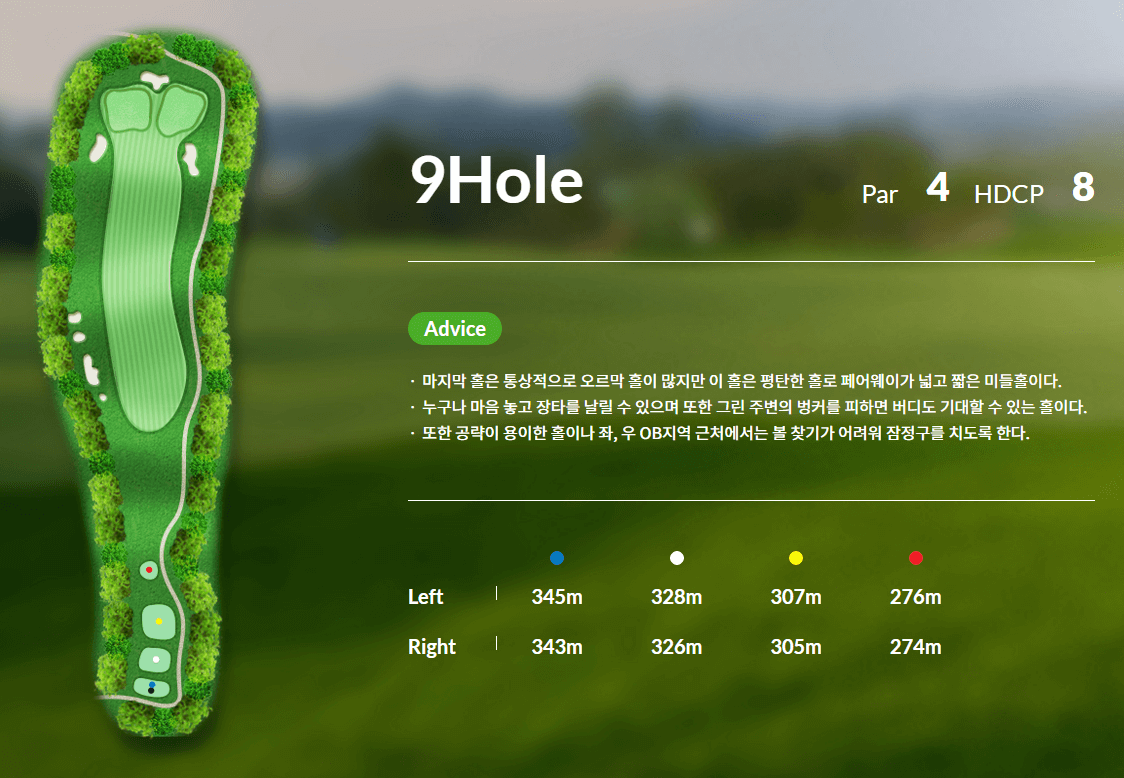 신원 CC 코스 공략도 27