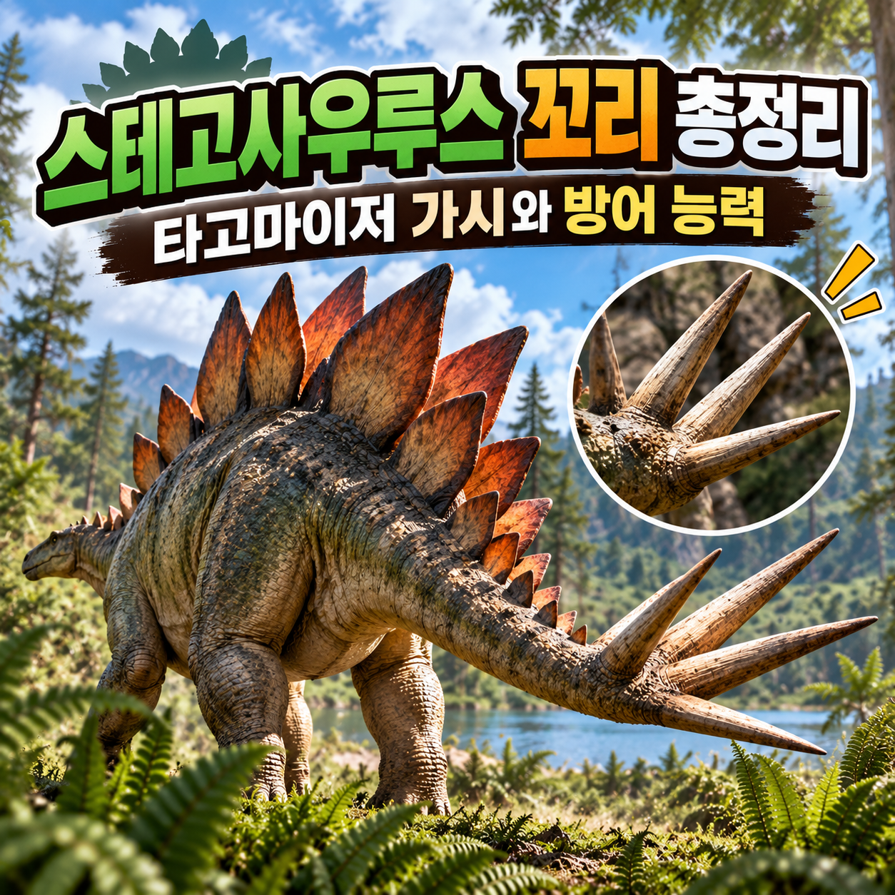 스테고사우루스 꼬리
