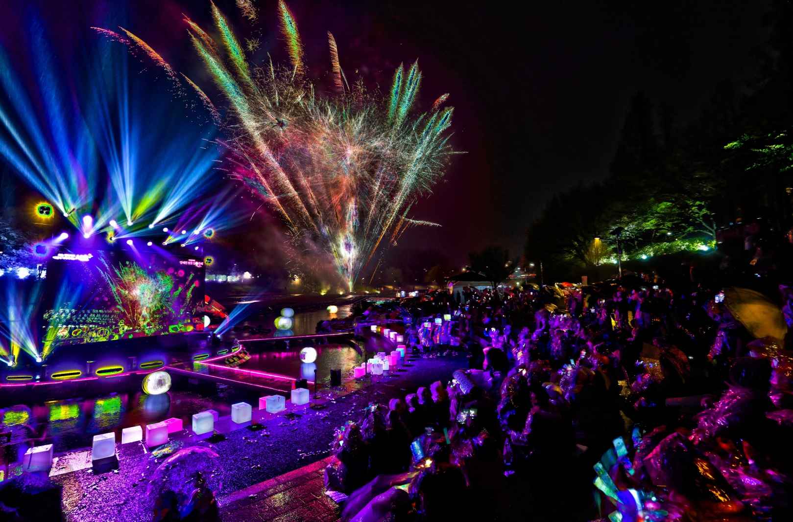 양재천 벚꽃 등 축제