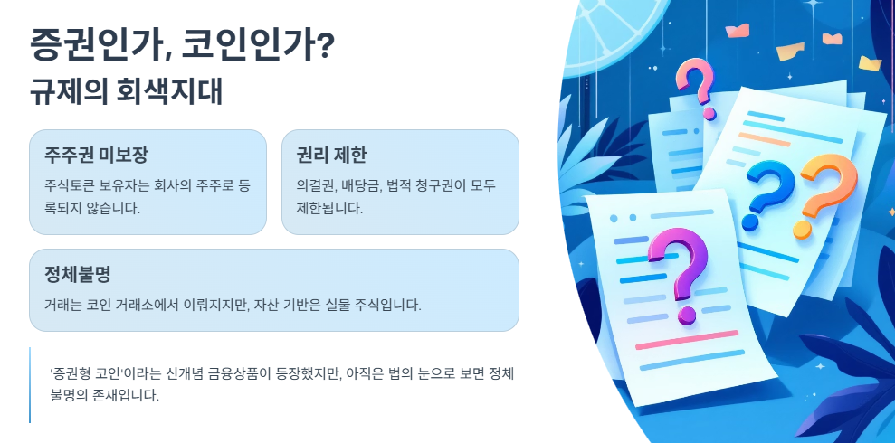 증권인가, 코인인가? 규제의 회색지대