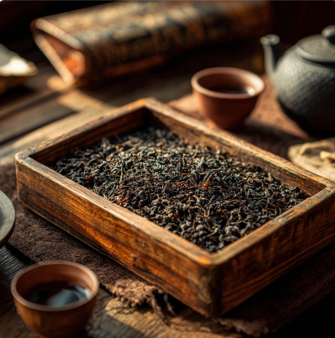 보이차 가루 이미지