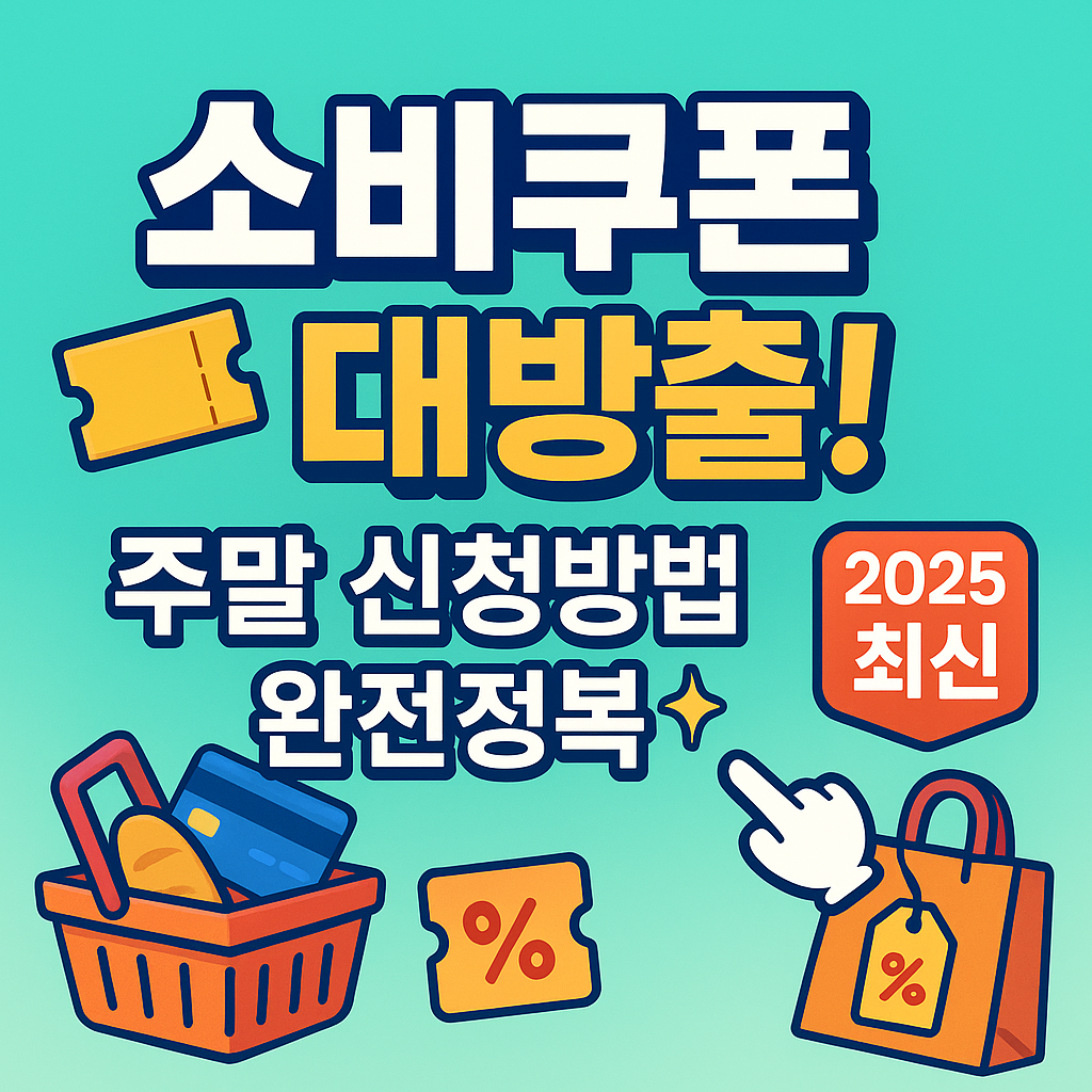 소비쿠폰 주말 신청 방법