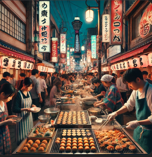 오사카와 도쿄의 음식문화차이에 대한 이미지