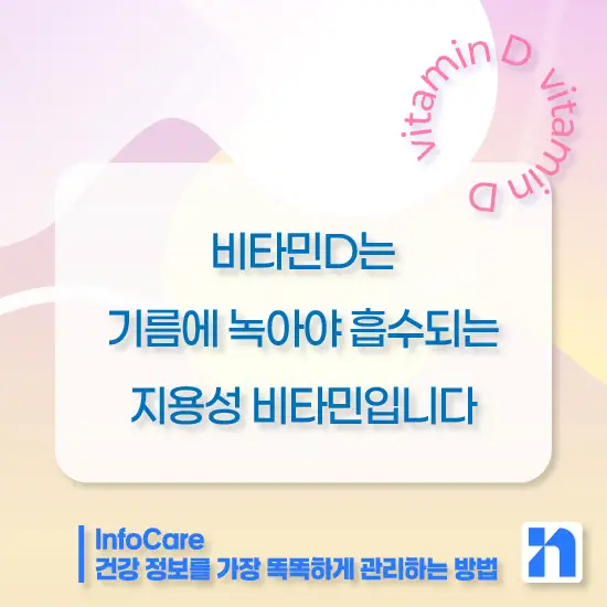 비타민D 복용시간 복용방법