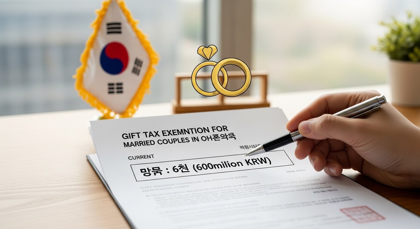 부부 증여세 면제 한도액