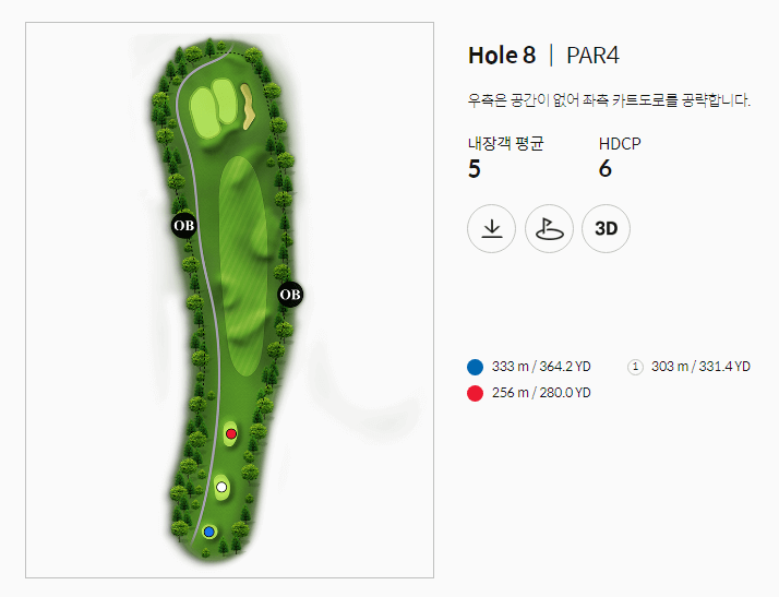 골프존카운티 감포 아웃코스 8