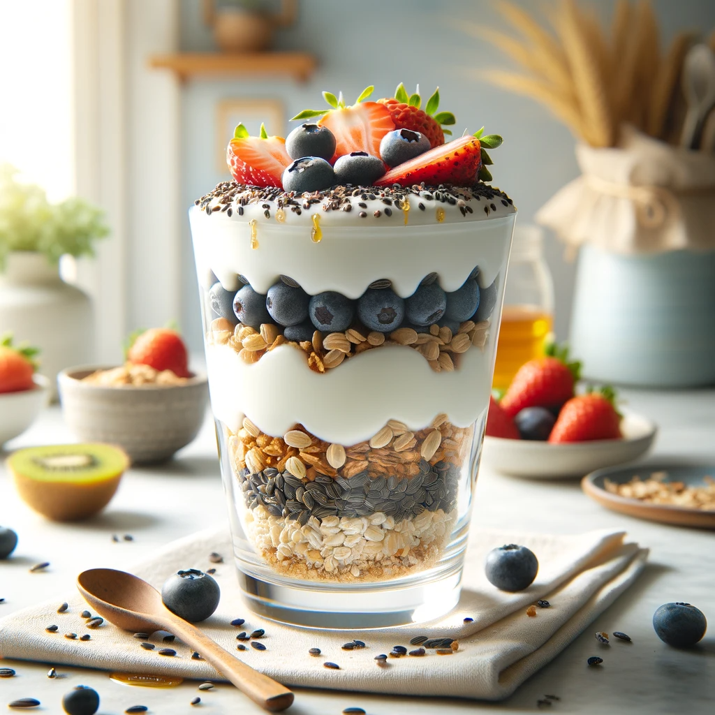 홍화씨 요거트 파르페