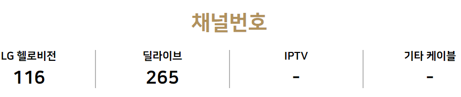 lg헬로비전 딜라이브 류현진 중계 채널