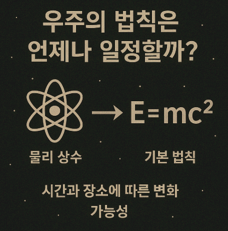 우주의 법칙은 언제나 일정할까?