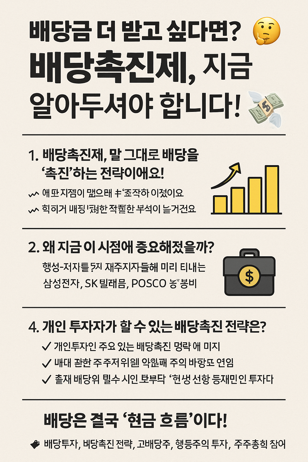 배당금 더 받고 싶다면? 배당촉진제, 지금 알아두셔야 합니다!