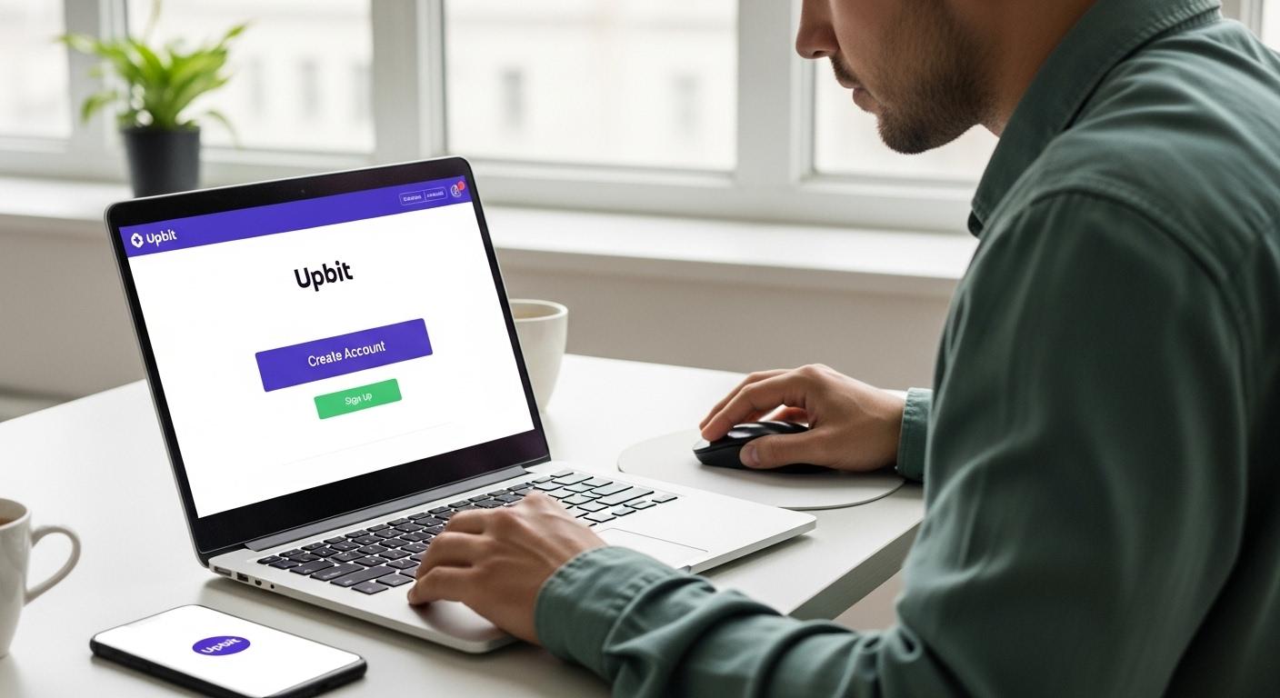 업비트 전자지갑 만들기