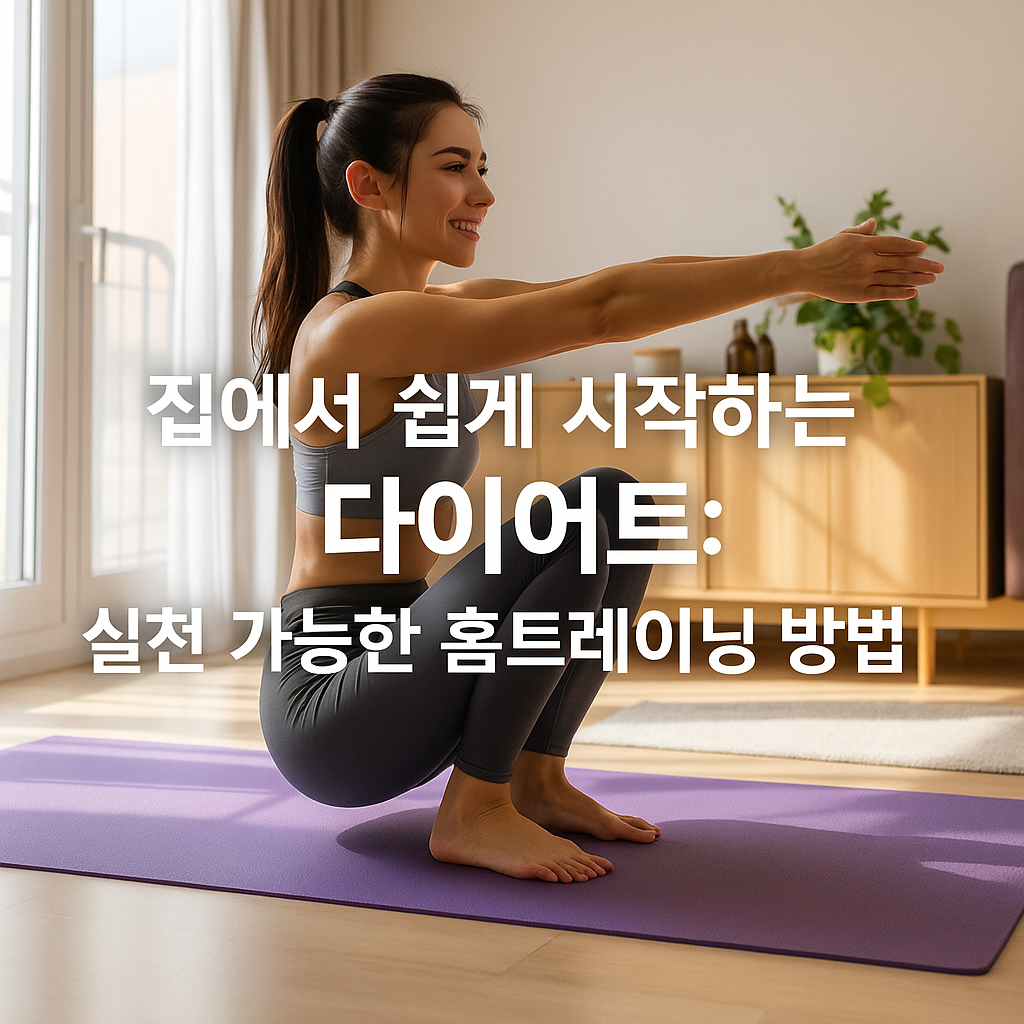 집에서 쉽게 시작하는 다이어트