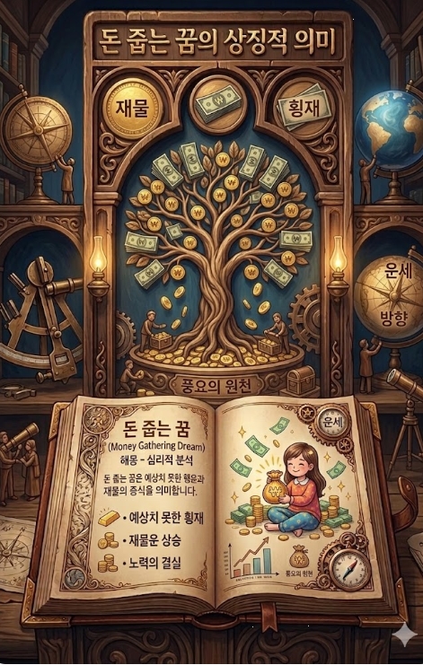 돈 줍는 꿈 해몽! 10가지 유형별 돈 줍는 꿈해몽 총정리!