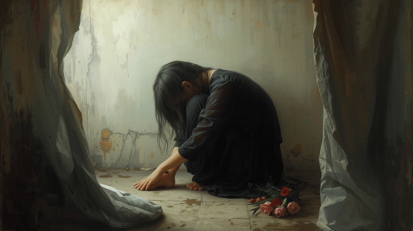 열정과 진심이 가볍게 치부되었을 때의 상처, 따뜻한 마음이 외면당할 때에 관한 그림