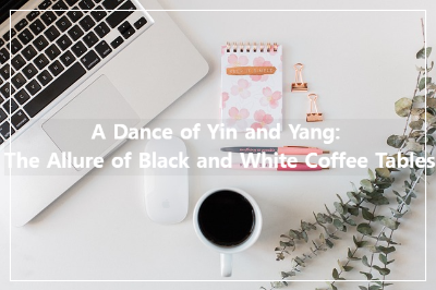 black and white coffee tables