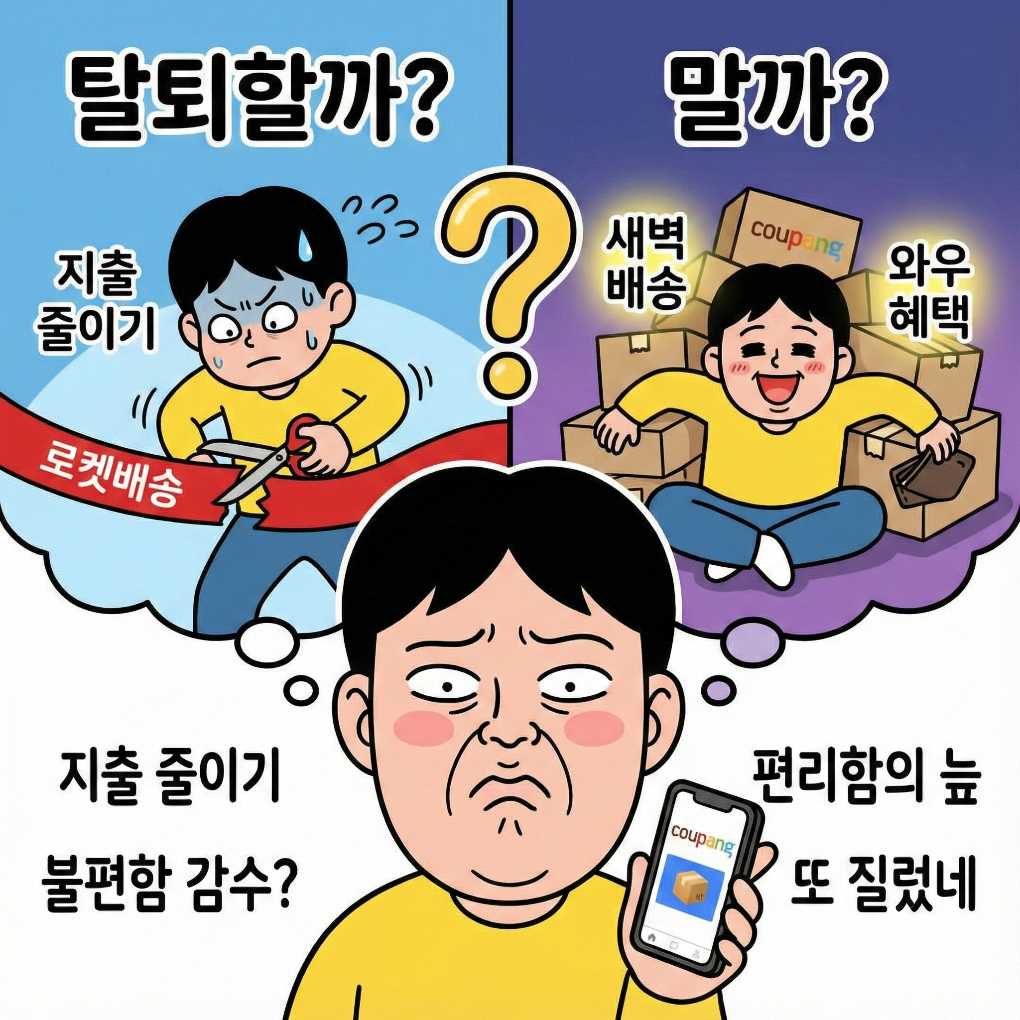 쿠팡탈퇴