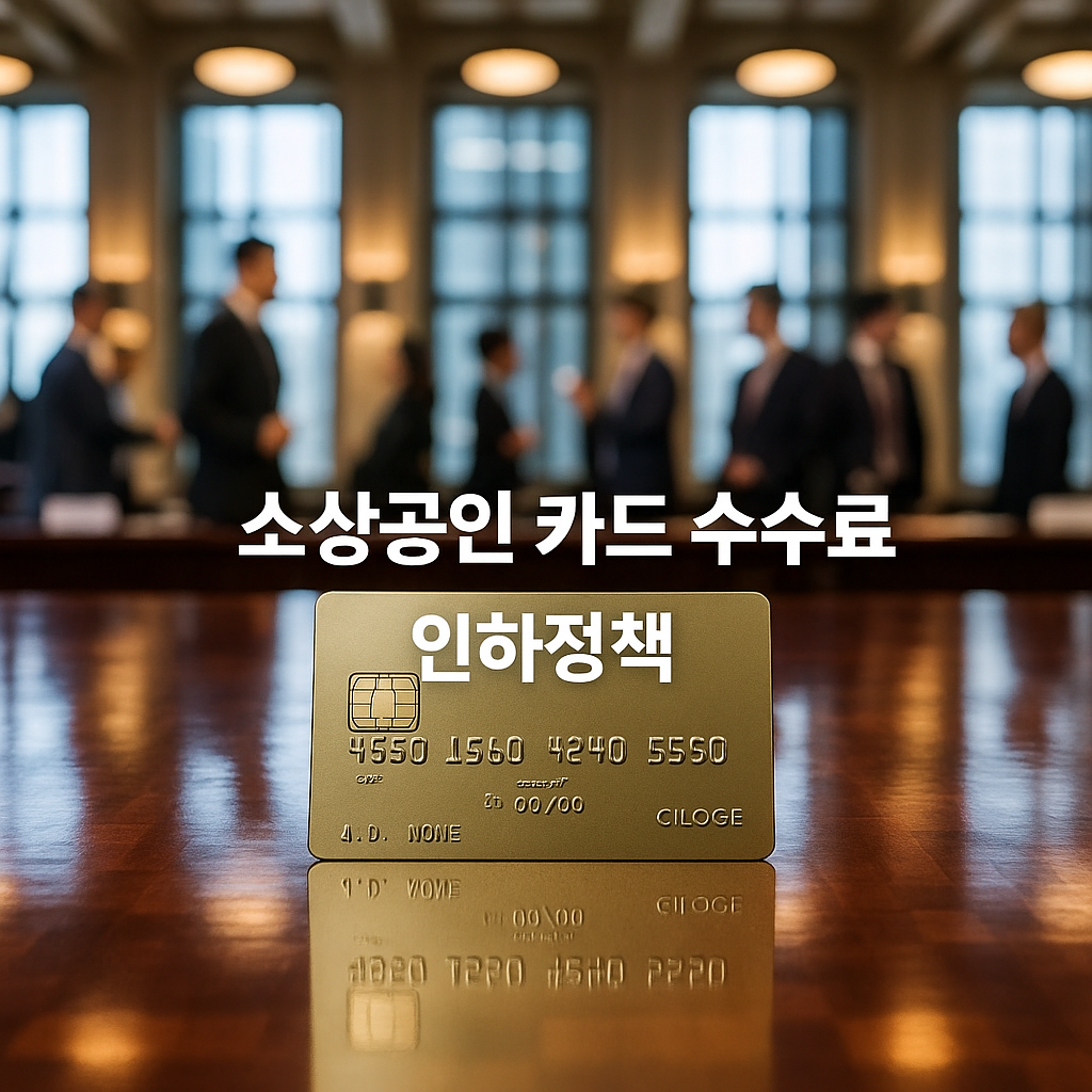 소상공인 카드수수료 인하정책