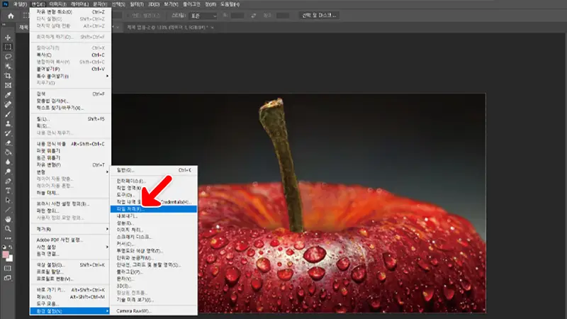 JPG, PNG 파일 저장을 위한 설정 변경