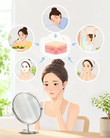 피부회복에 영향을 주는 일상생활 습관10