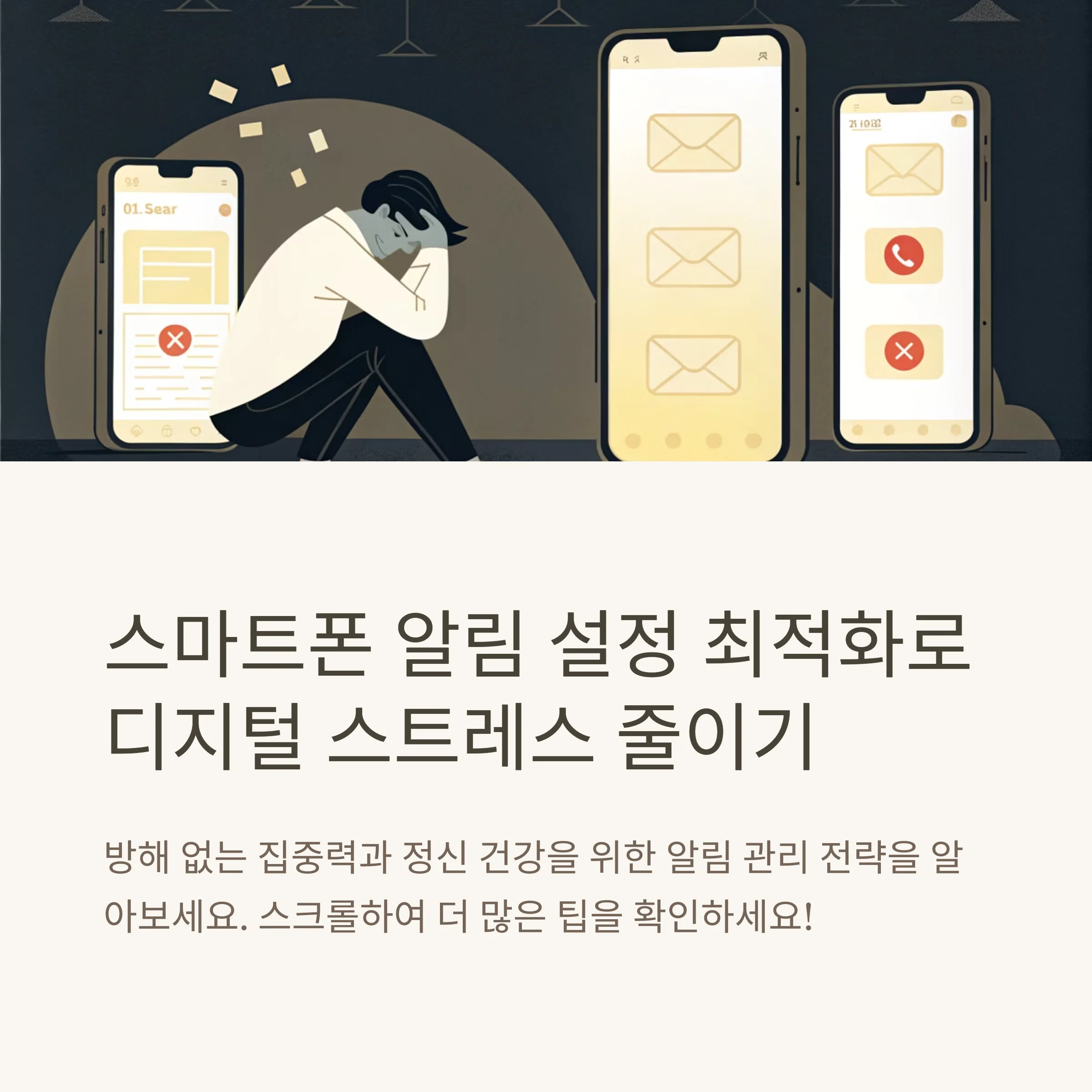 스마트폰 알림 설정 최적화로 디지털 스트레스 줄이는 법