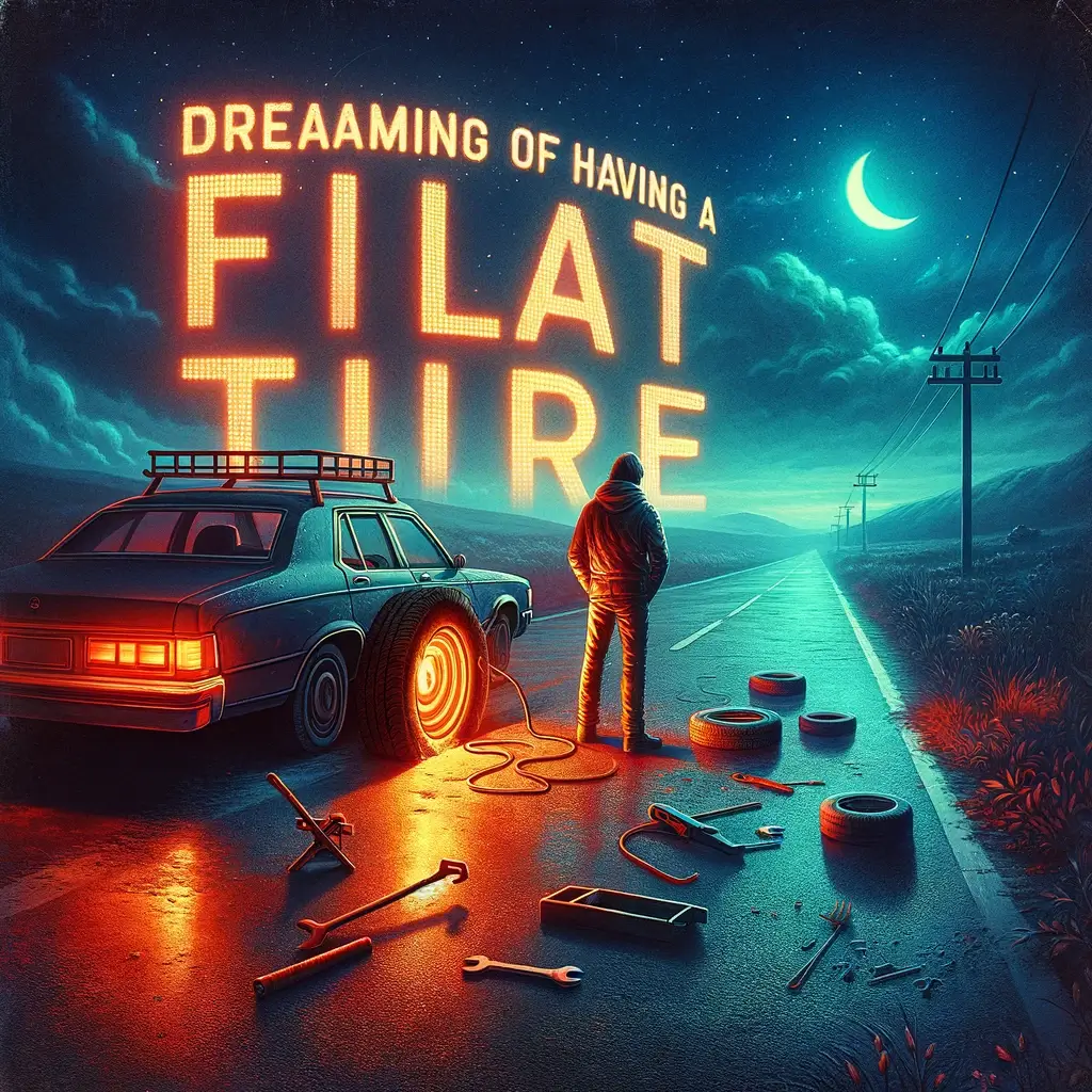 타이어 펑크 나는 꿈 해몽 해석