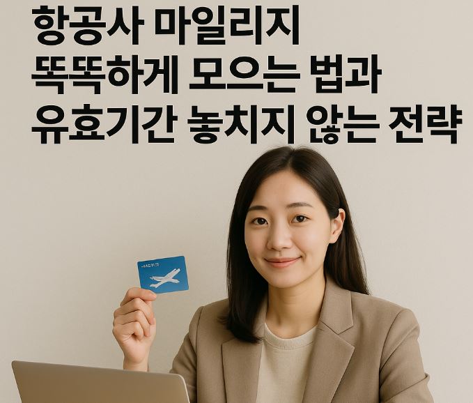 항공사 마일리지 모으는 방법, 유효기간 놓치지 않는 전략