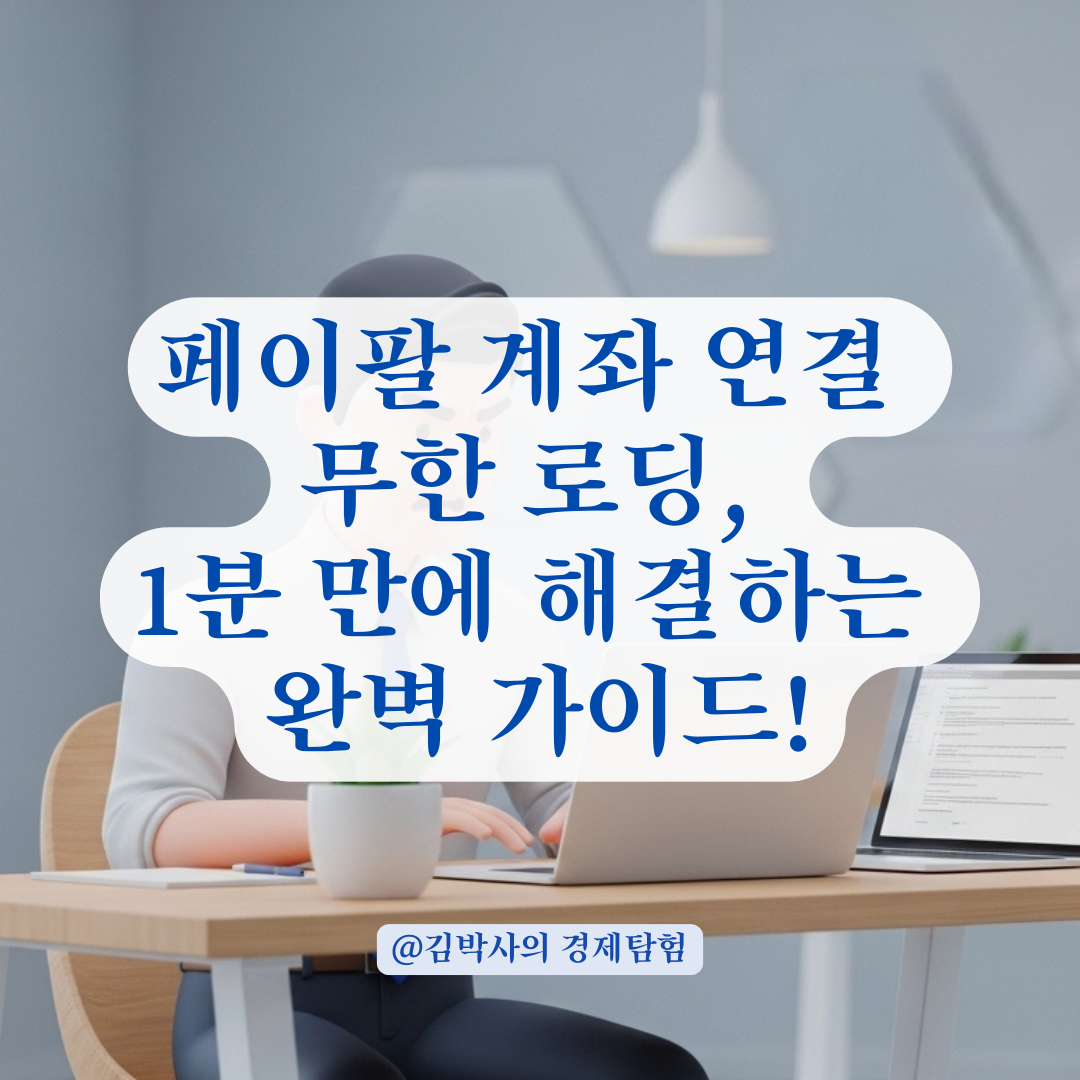 페이팔 계좌 연결 무한 로딩 발생 시 즉시 조치해야 할 설정은 이것!