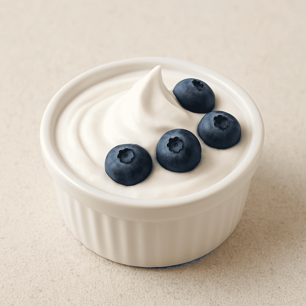 시니어 간식 추천 플레인 요거트, 블루베리