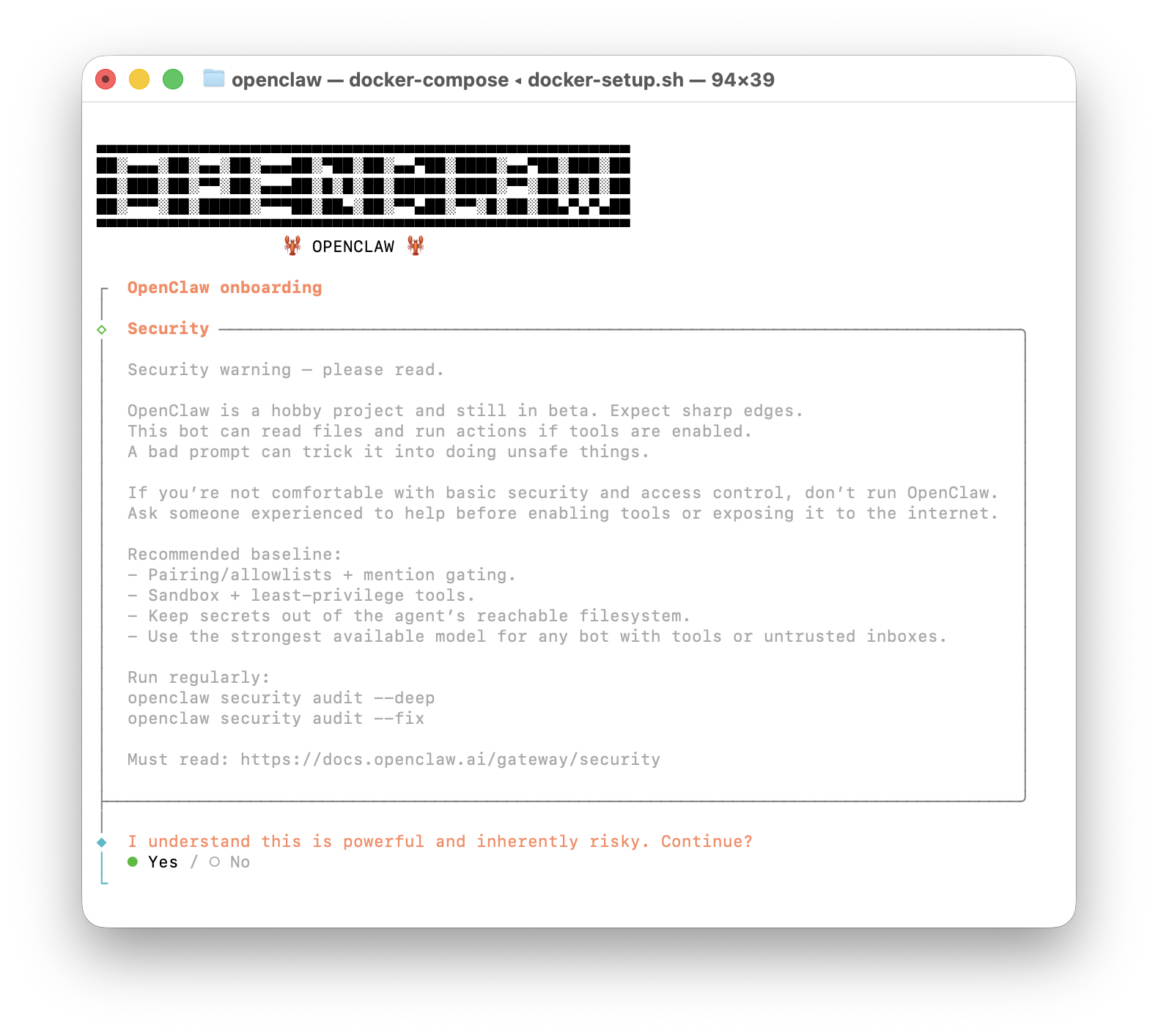 오픈클로 OpenClaw 도커 설치 방법 이미지 3