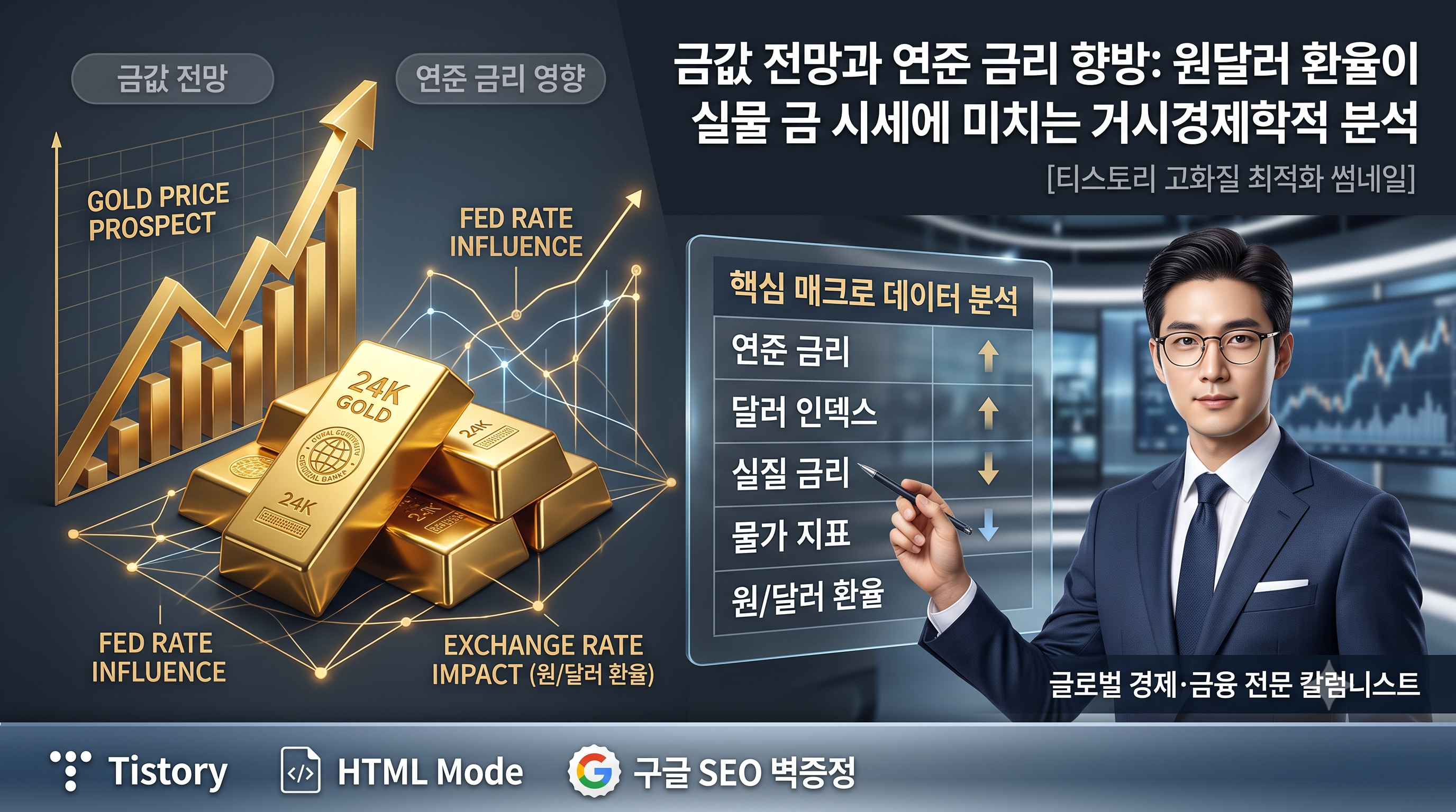 금값 전망과 연준 금리 향방 원달러 환율 거시경제학 분석