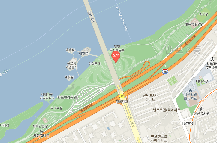 한강달빛야시장지도