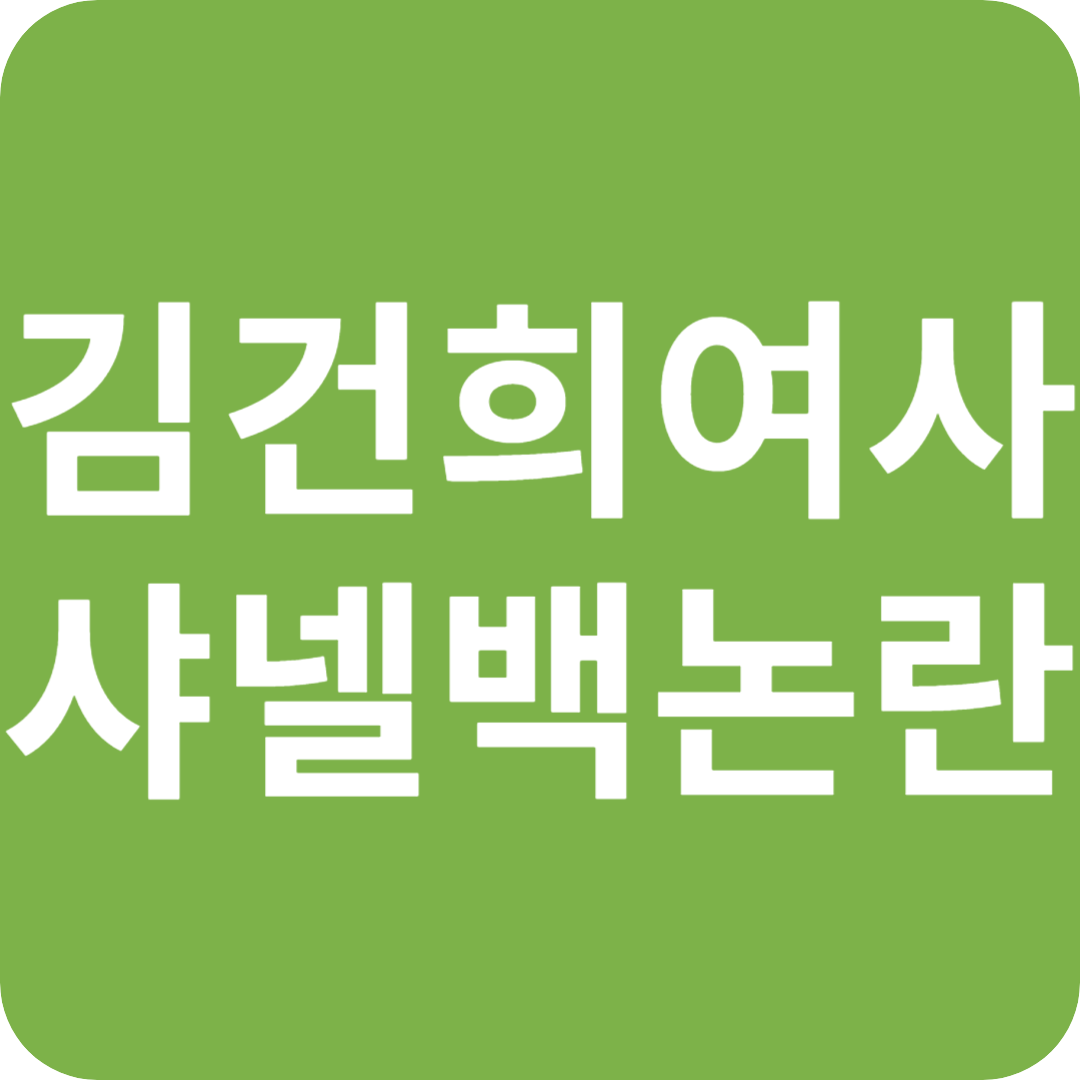 김건희 여사 샤넬백 논란