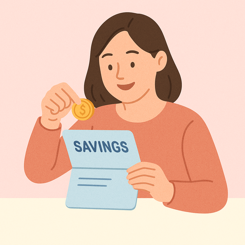 저축하는 이미지