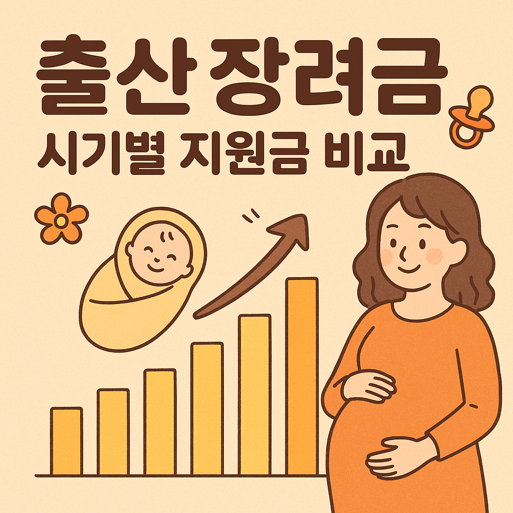 출산 장려금, 시기별 지원금 비교 관련사진