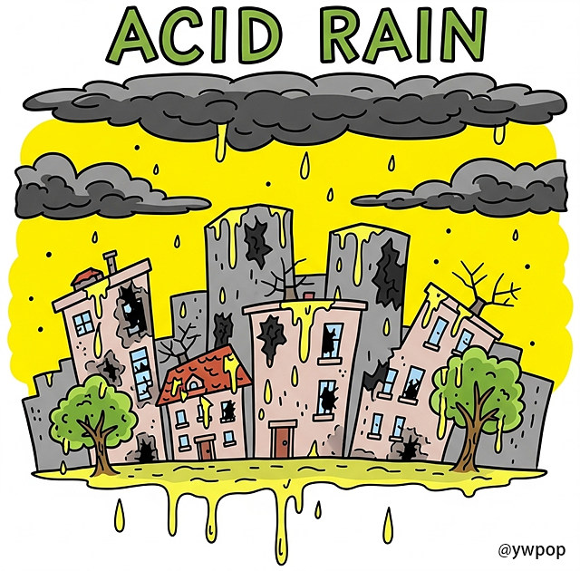 산성비, acid rain
