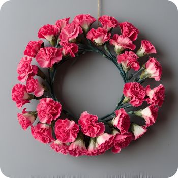 말린 카네이션 리스 만드는 법