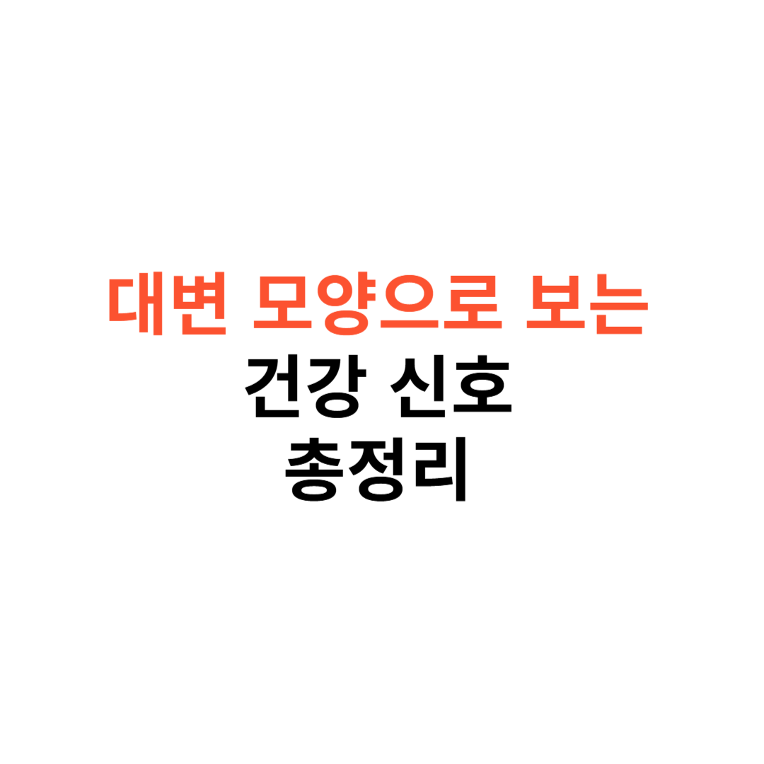 대변모양