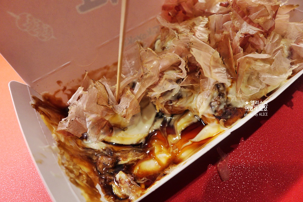 부산대 타코야끼 맛집, 타코파파 - 타코야키 마약 세트 (일반 6알+퐁듀 6알+치즈 6알) 네기 타코야끼