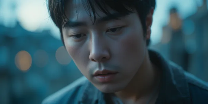 날카로운 말에 감정적으로 반응하는 남성의 모습